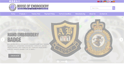 Desktop Screenshot of hoembroidery.com